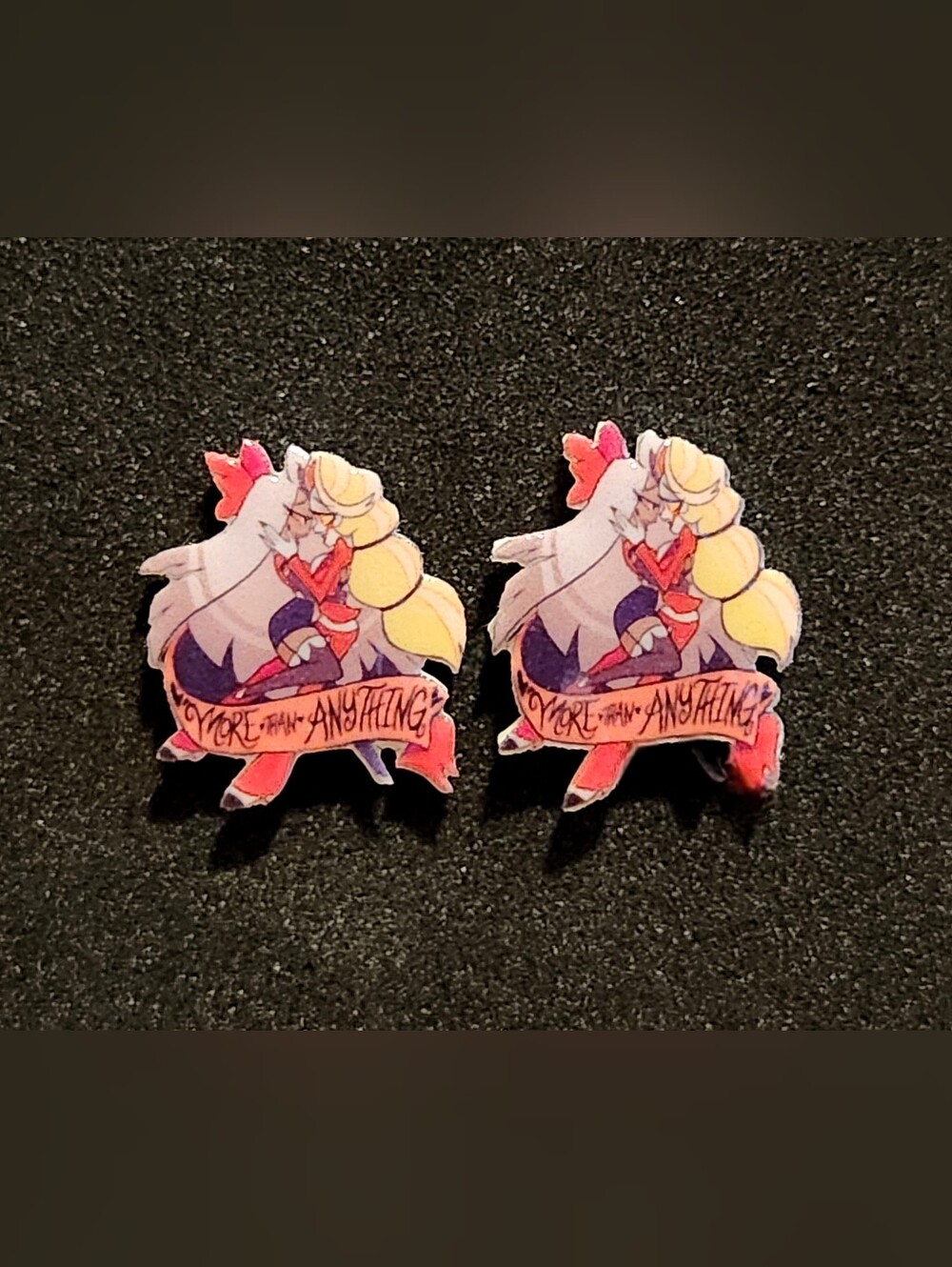 Charlie And Vaggie Earrings - Hazbin Hotel